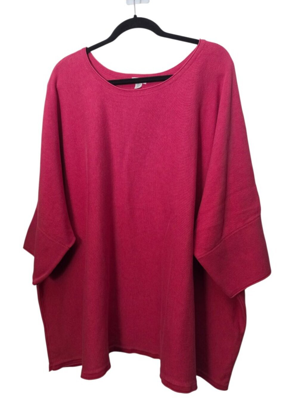 Pure Jill Women's Cotton Pink Tunic Top Minimalist Boho Lagenlook Casual Sz 4X